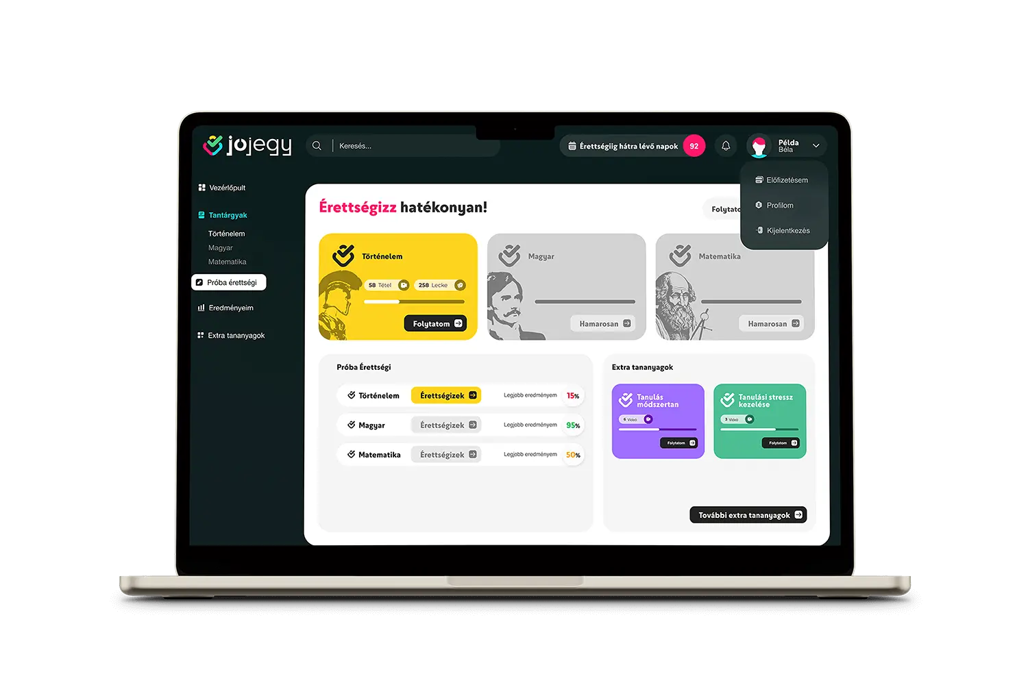 Jójegy történelem érettségi felkészítő előnézet